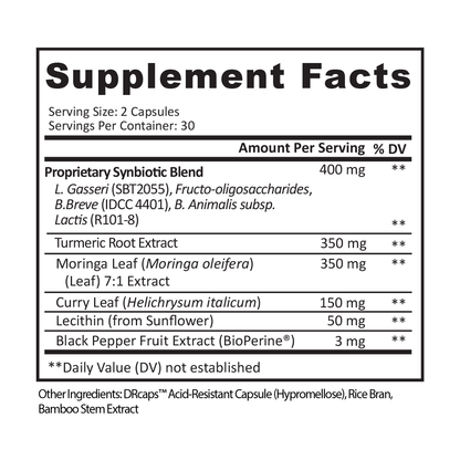 BB Company Provitalize | Probiotics for Women Digestive Health, Menopause, Joint Support | Sexy Midsection Curves, Bloat | Turmeric Curcumin Moringa | Gluten-Free & Shelf-Stable | Ages 40+ | 60 Ct